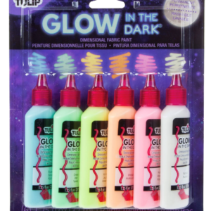 Tulip Dimensional Fabric Paint Glow 1.25 Fl Oz 6 Pack